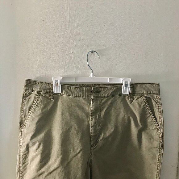 Old Navy Unisex Twill Pants - Light Olive Green - Size 18 Tall - Picture 3 of 7